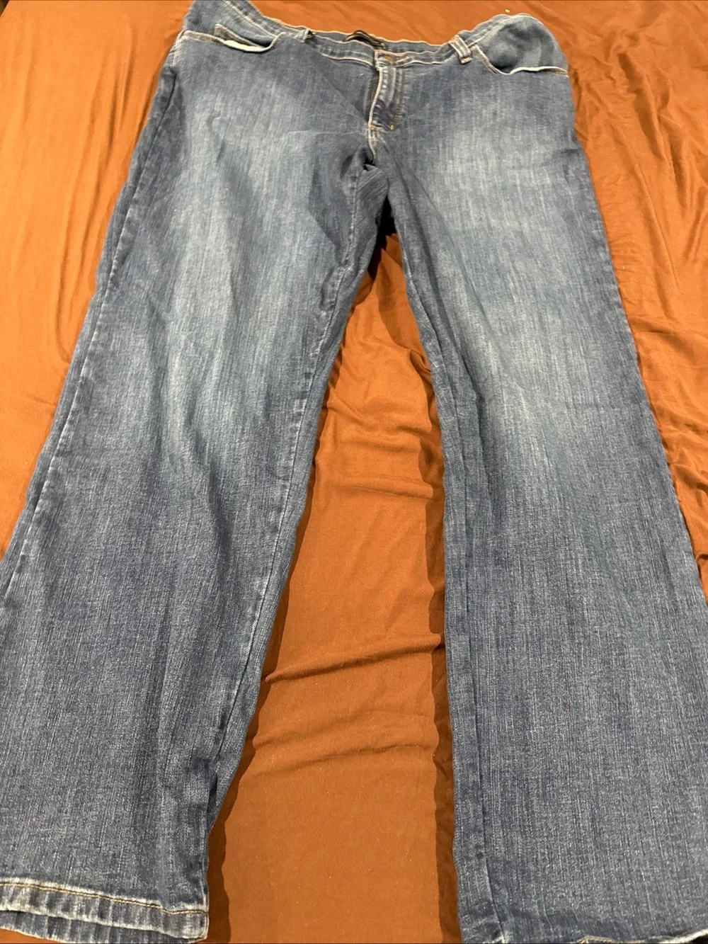 Lee Men's Straight Jeans in Medium Blue Denim